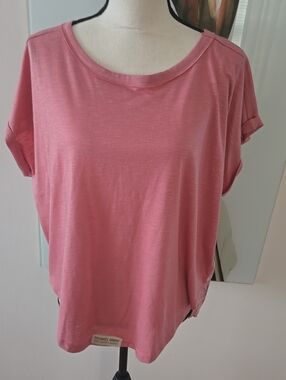 Seven7 Dusty Pink Short Sleeve Crewneck Tee